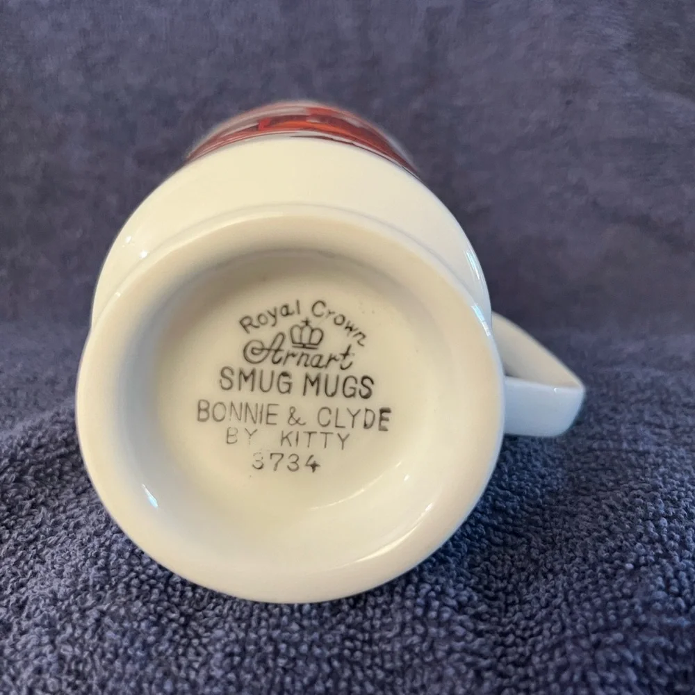 Vintage Smug Mug Bonnie and Clyde - Picture 6 of 6